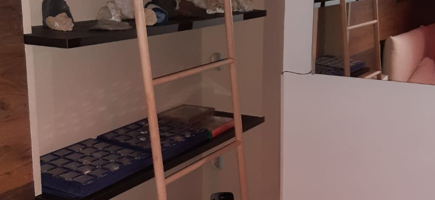 Wooden staircase